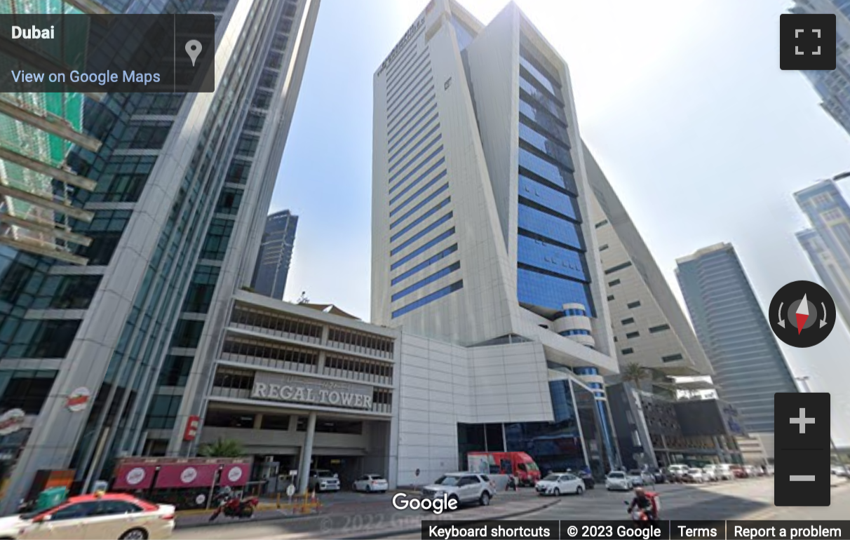 Street View image of 15th Floor Exchange Tower, Business Bay, Dubai