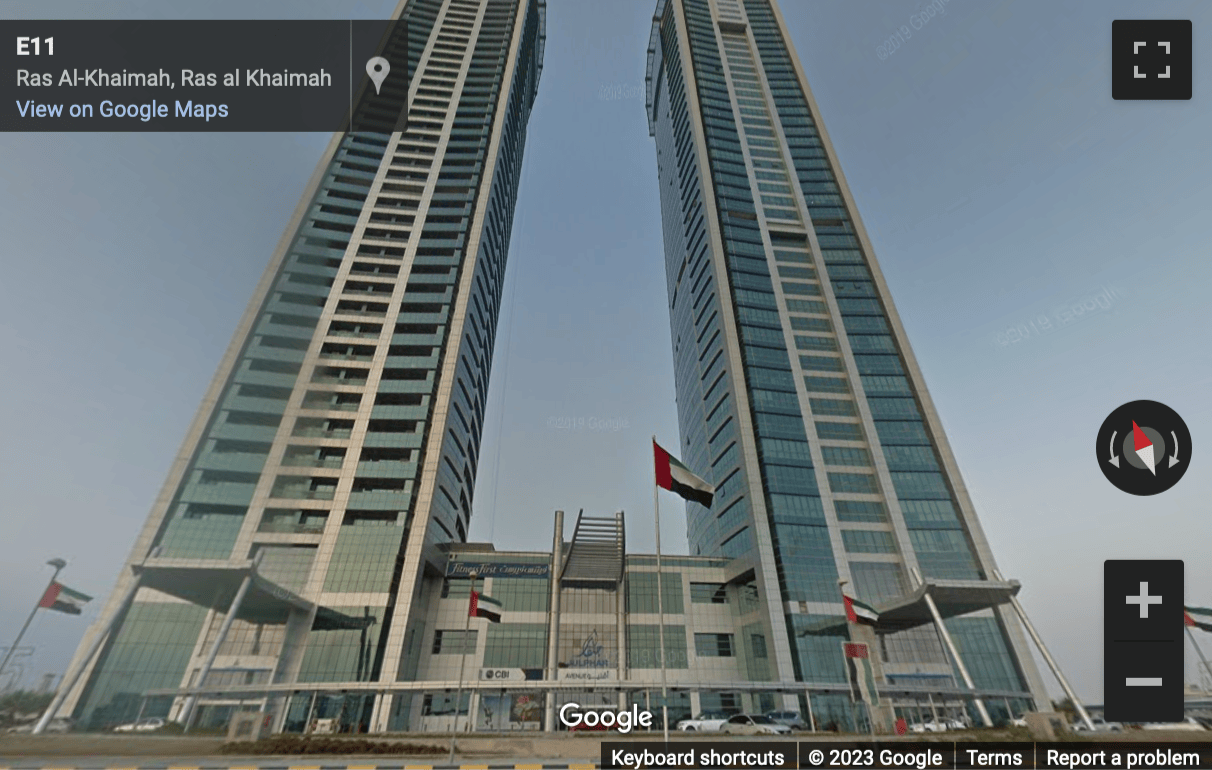 Street View image of Office Space to Rent inJulphar Tower RAK, Ras al-Khaimah