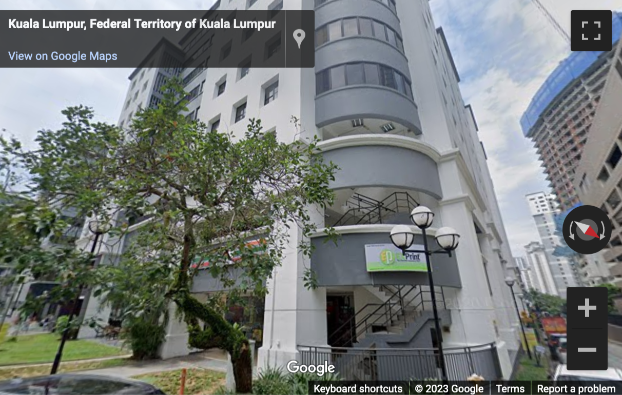 Street View image of Level 13, Block C Plaza Mont’ Kiara, No. 2 Jalan Kiara, Kuala Lumpur