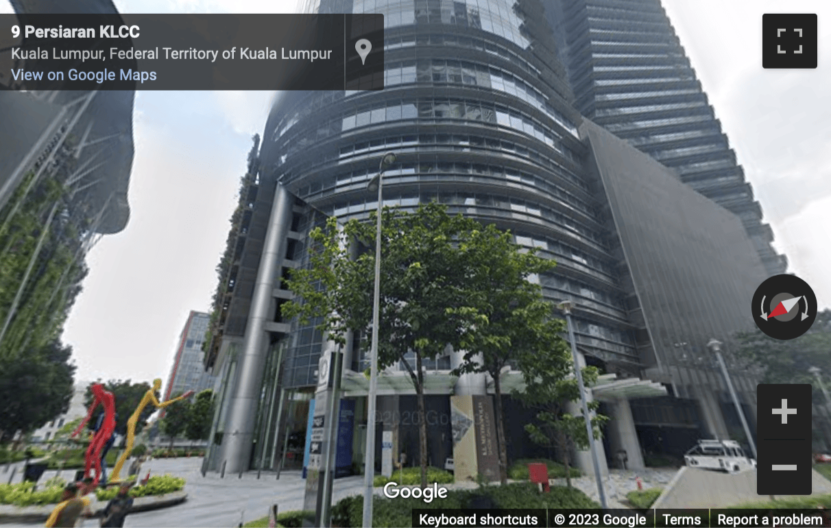 Street View image of Level 24 and 25 Naza Tower, Platinum Park, No. 10 Persiaran KLCC, Wilayah Persekutuan Malaysia, Kuala, Kuala Lumpur