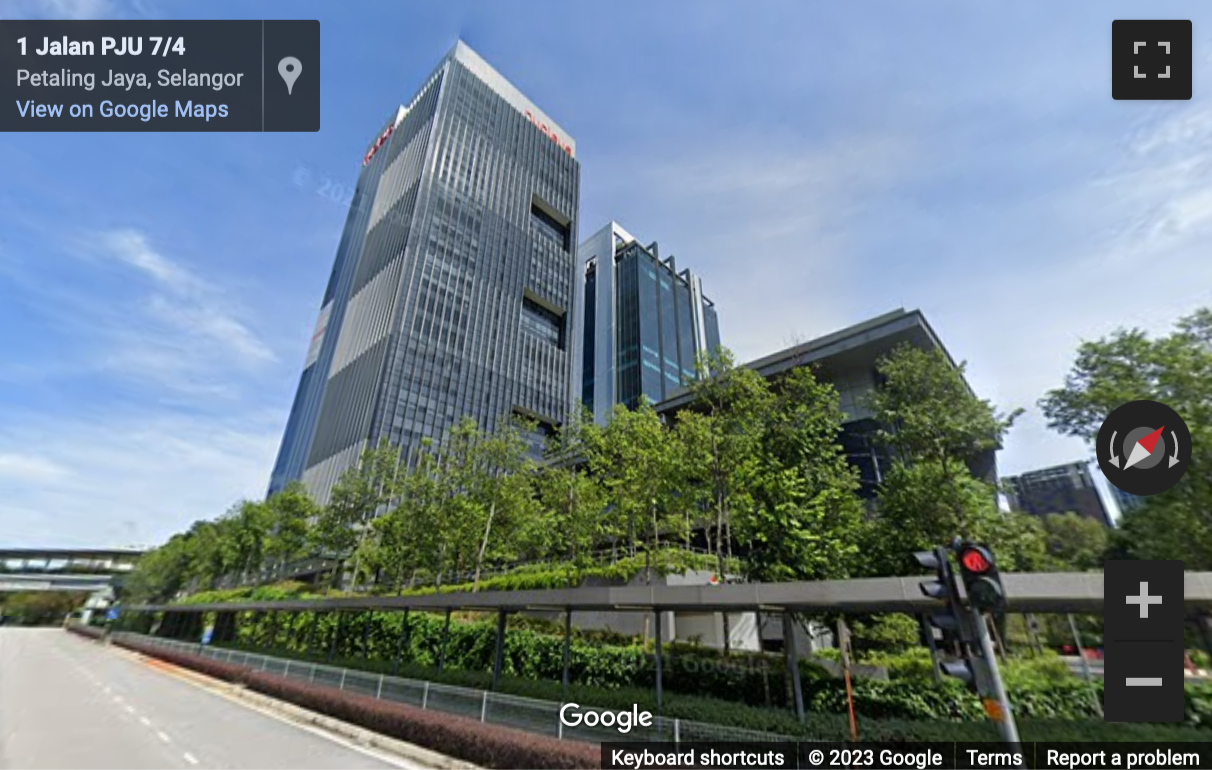 Street View image of Nucleus Tower (L16&17;), No. 10, Jalan PJU 7/6, Mutiara Damansara, Petaling Jaya