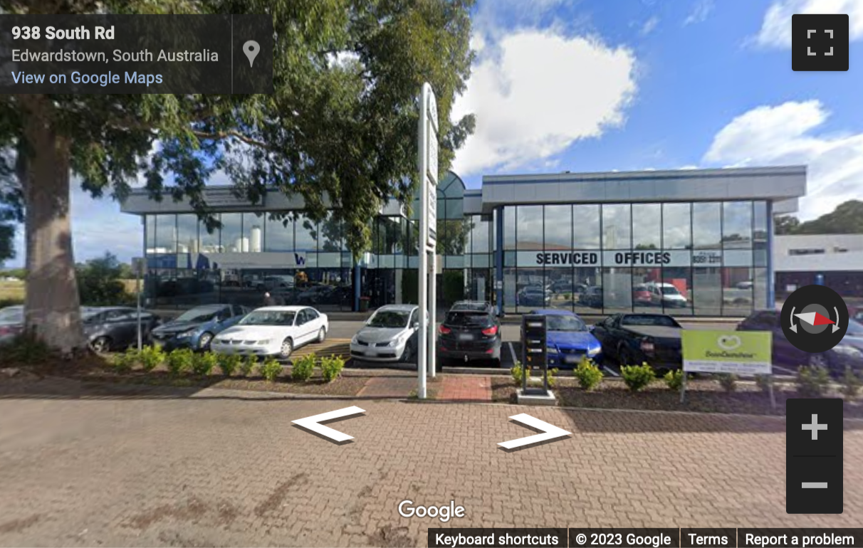 Street View image of Hebel office building, 938 South Road, Edwardstown, Adelaide, Australia