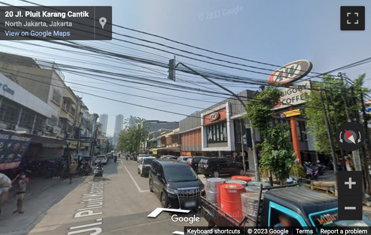 Street View image of Jl. Muara Karang Raya No. 24 A-B, RT 11 / RW 3, Pluit, Penjaringan, Jakarta