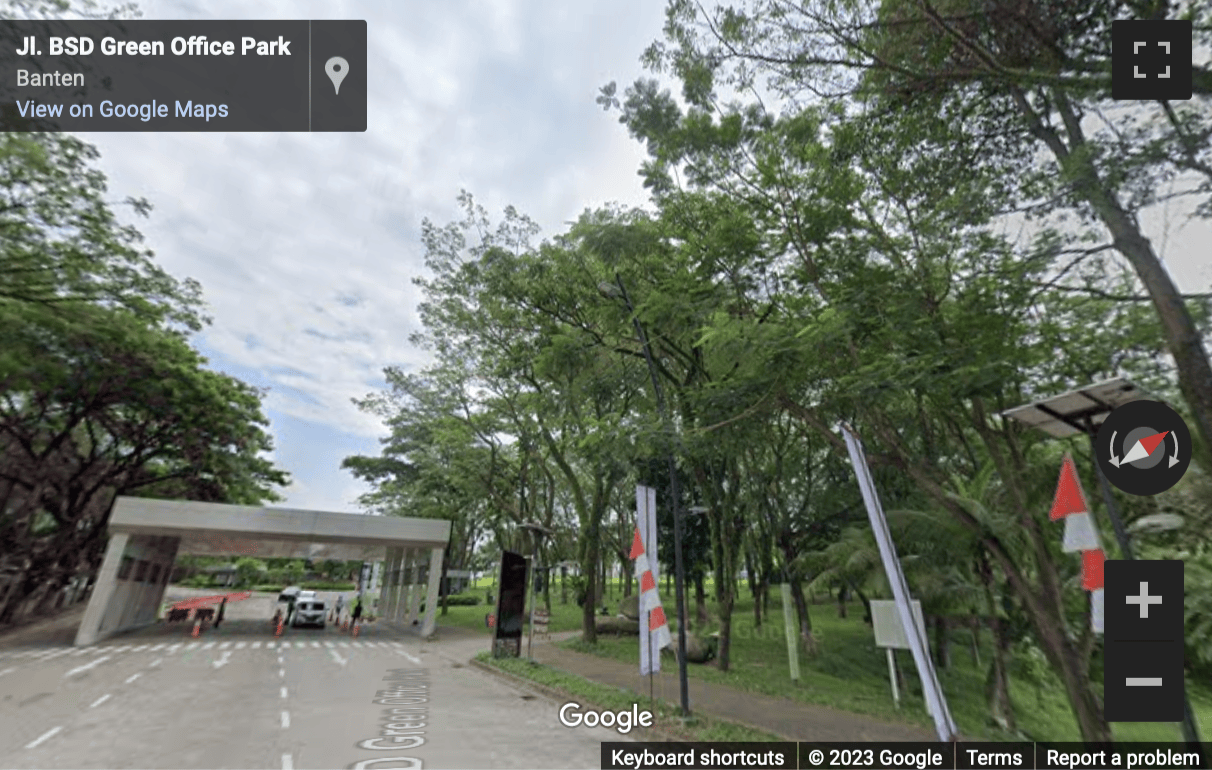 Street View image of Office Space to rent on Green Office Park, Tangerang