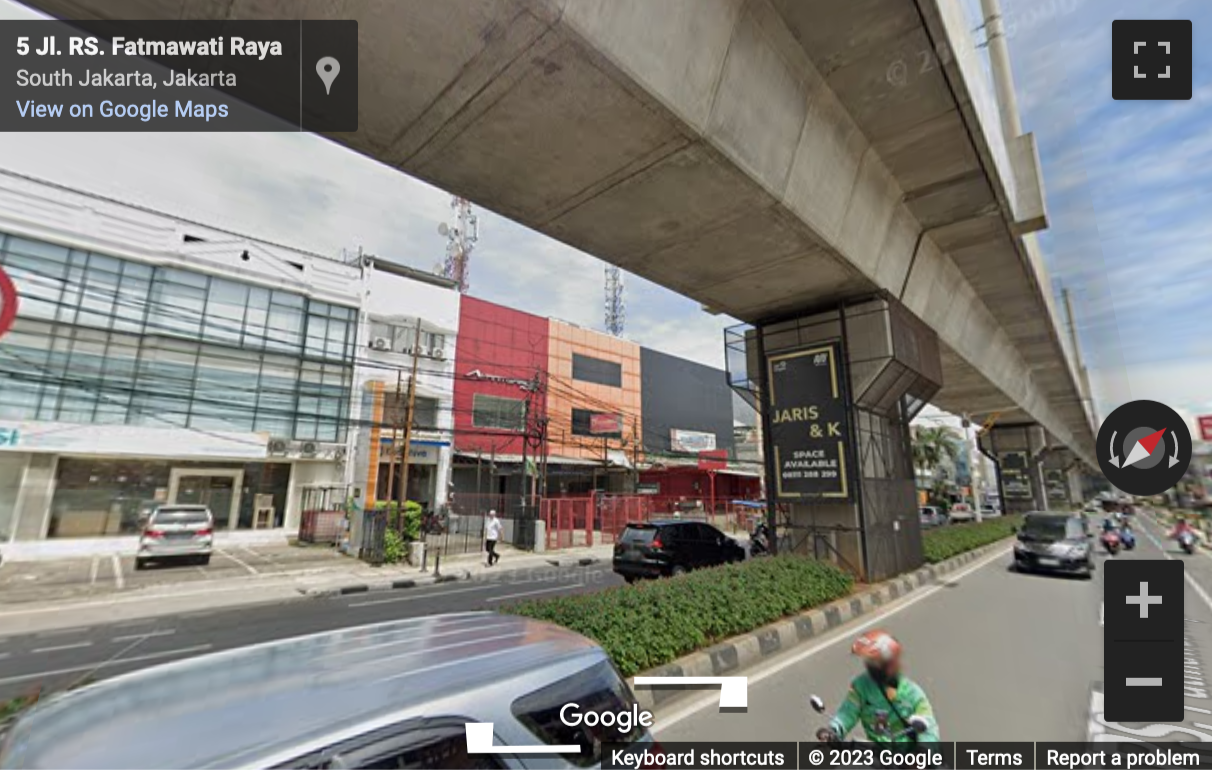 Street View image of Office Space to Lease in Jakarta - Kemang X
