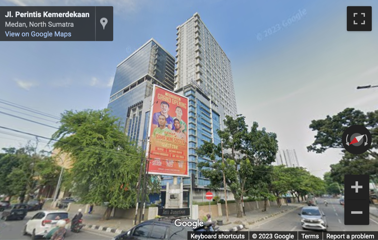 Street View image of Grand Jati Junction Level 3, Jl. Perintis Kemerdekaan No. 3A, Medan, Sumatera Utara