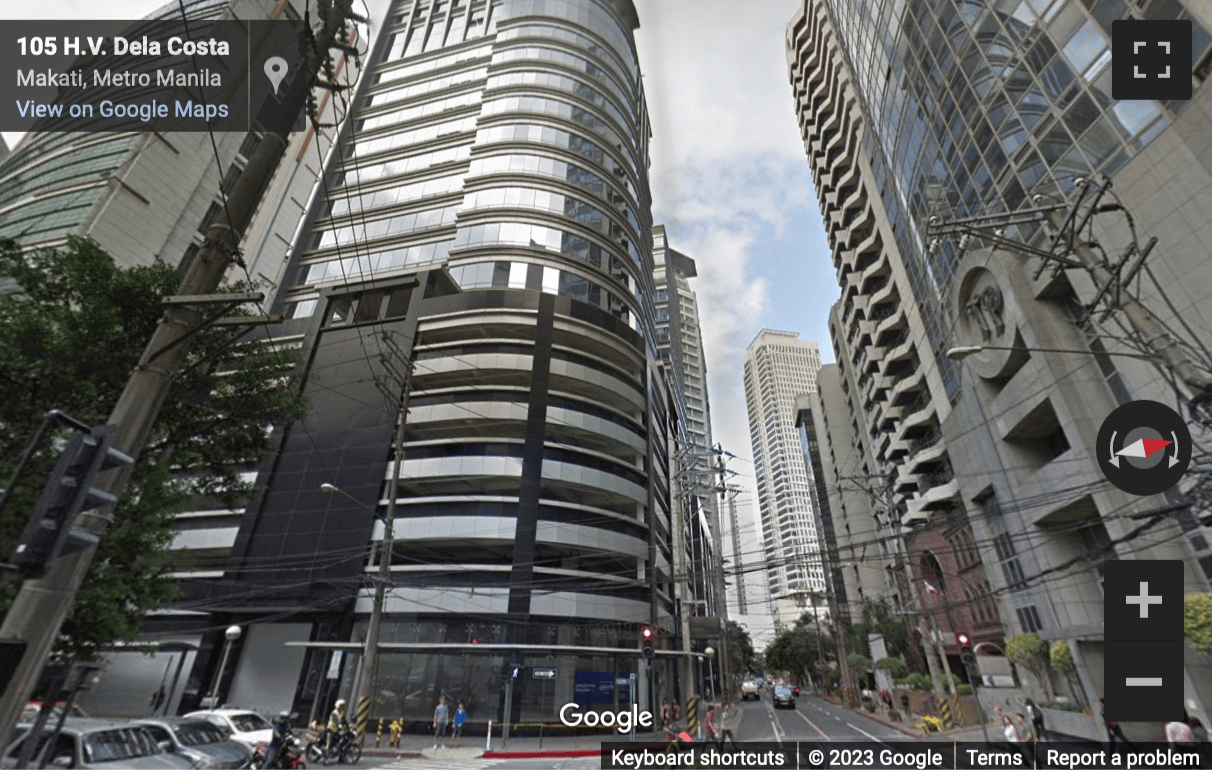 Street View image of 102 HV Dela Costa, Corner Valero Street, Makati City