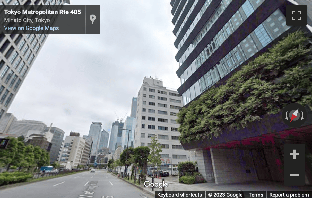 Street View image of 2-5-8 Akasaka, Tokyo, Japan