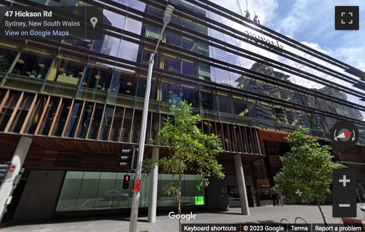Street View image of 1 Sussex Street, Barangaroo, Sydney, New South Wales