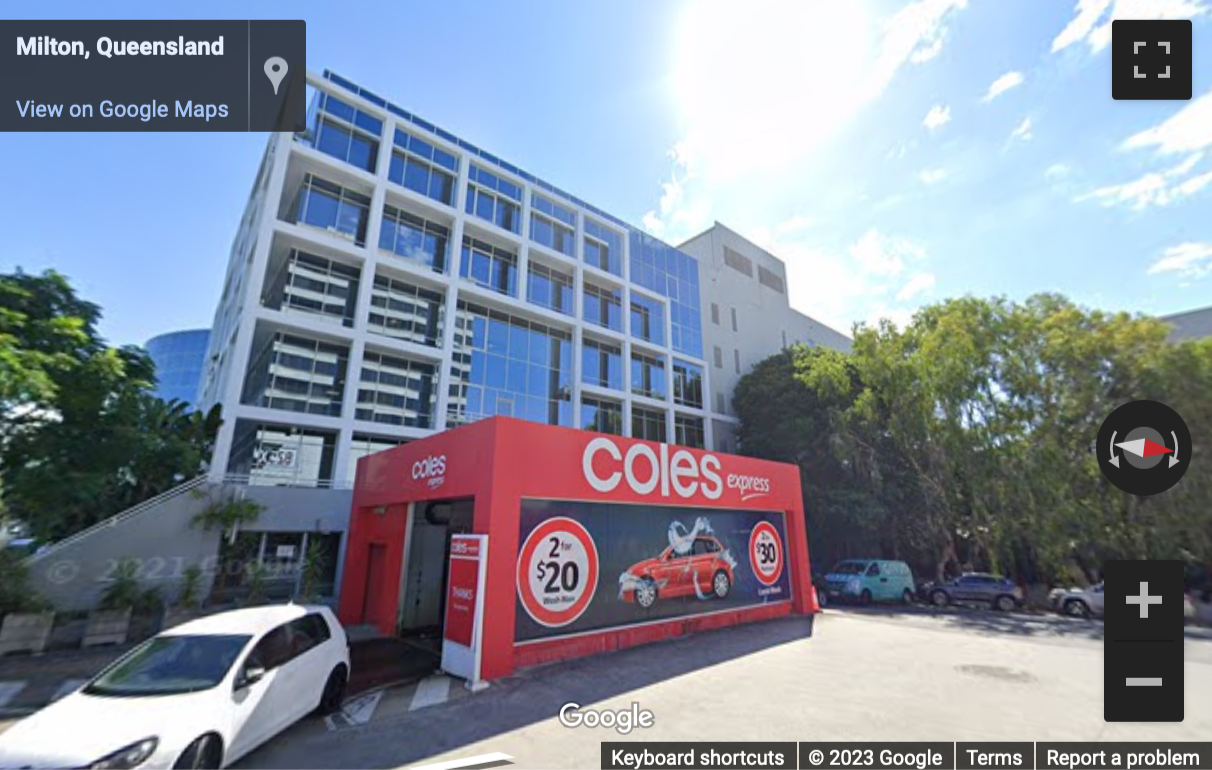 Street View image of 339 Coronation Drive, Milton, Brisbane, Queensland