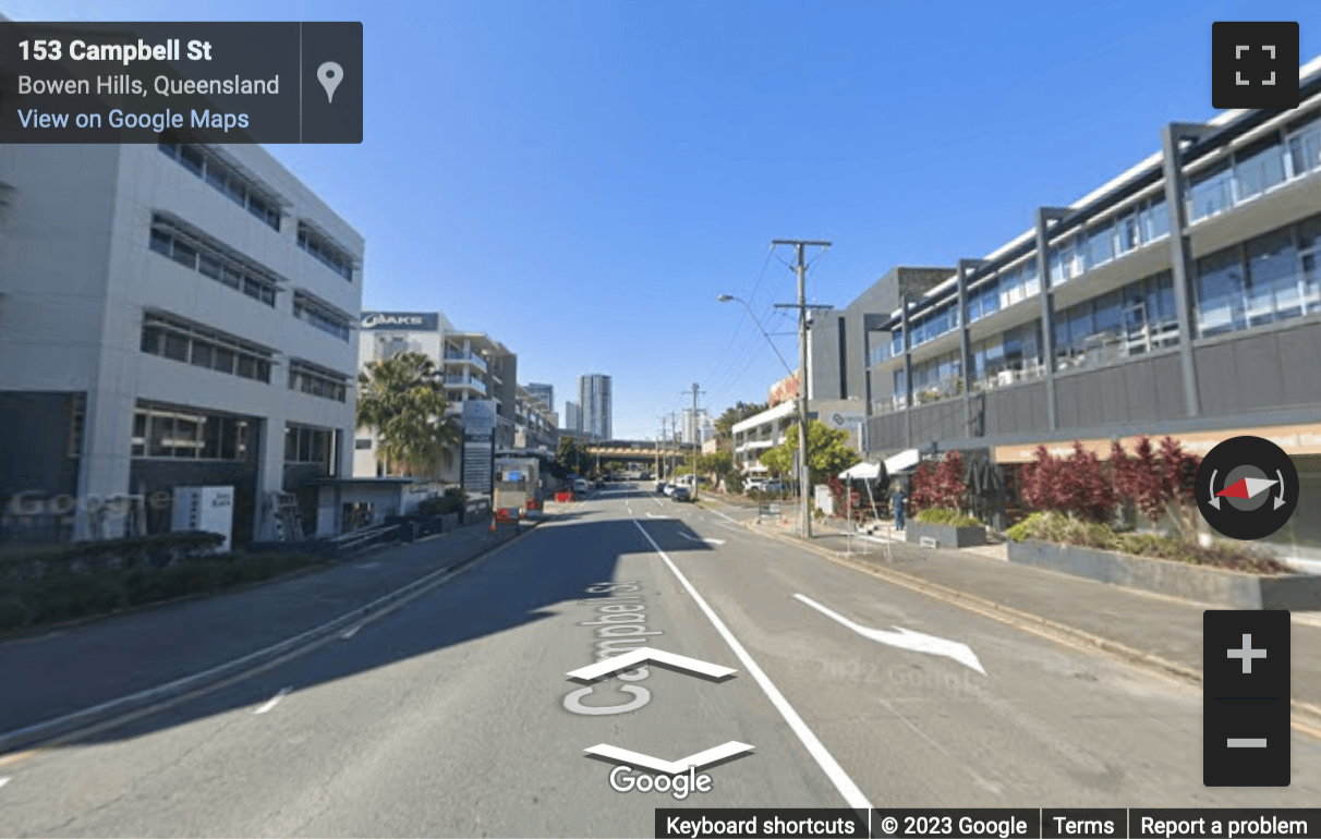 Street View image of 3/100 Campbell St, Bowen Hills, Brisbane, Queensland