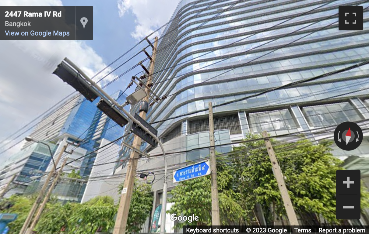Street View image of 88 The Parq Building, 7th-8th Floor, RAMA 4 & Ratchadaphisek Road, Bangkok