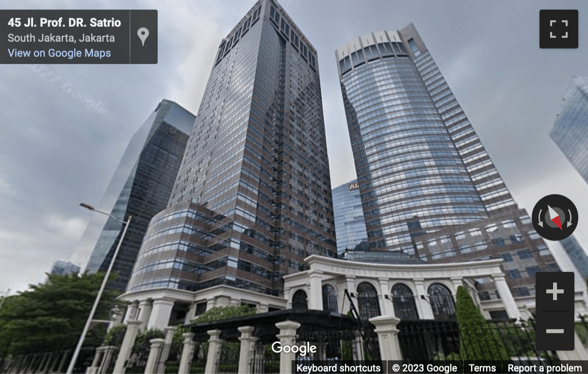 Street View image of Sampoerna Strategic Square, North Tower, 24th Floor, Jl. Jend. Sudirman Kav. 45, Jakarta Selatan