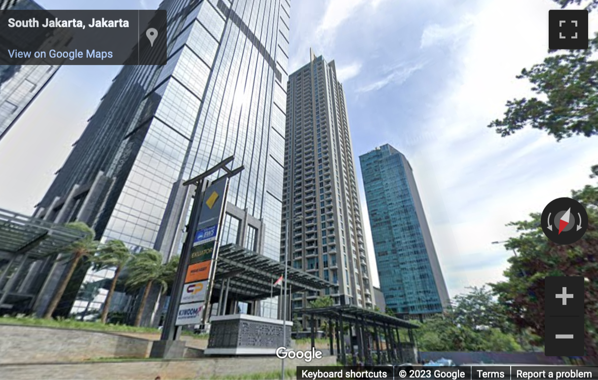Street View image of Treasury Office Tower, 31st Floor, Jl. Jend. Sudirman Kav. 52-53, District 8, SCBD, Jakarta Selatan