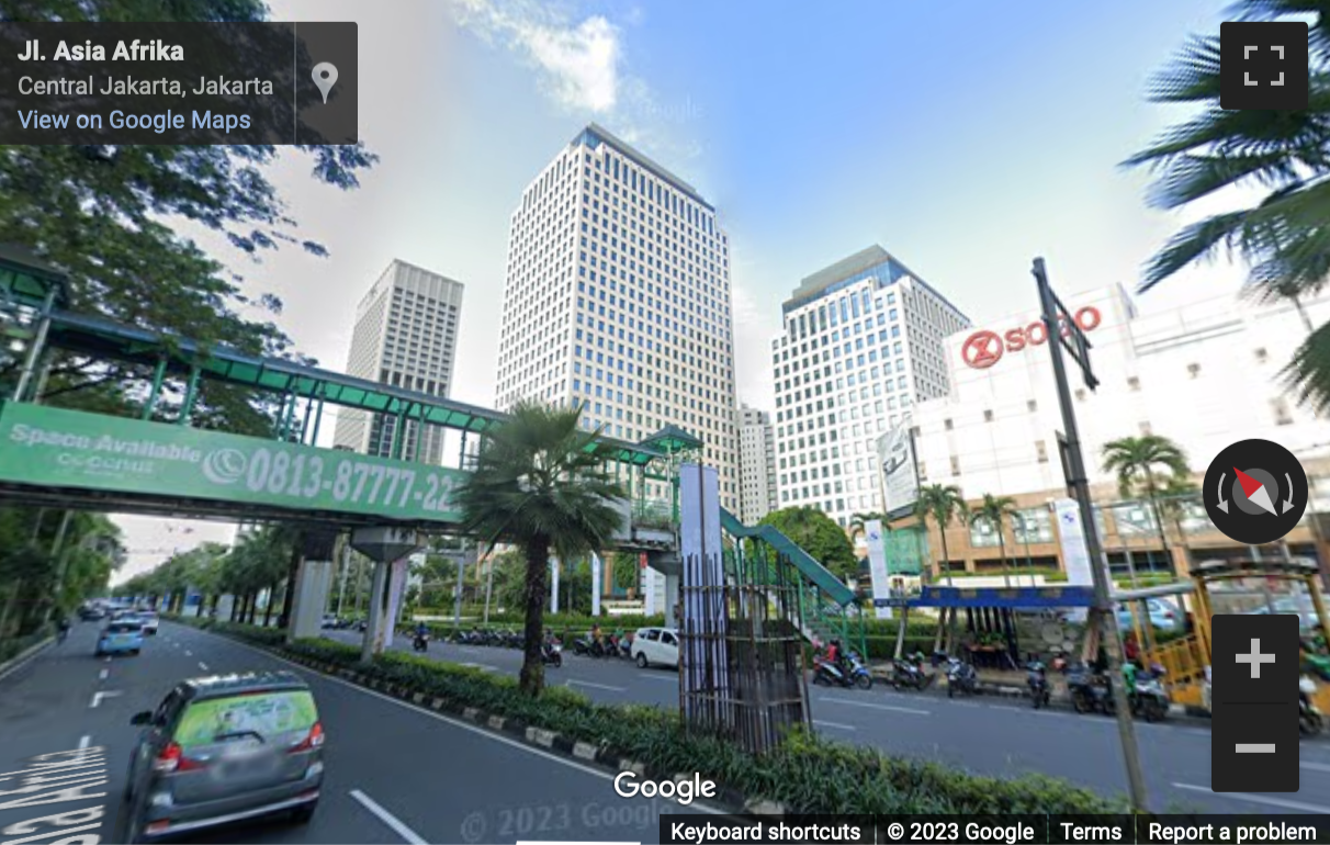 Street View image of Sentral Senayan II, 16th Floor, Jl. Asia Afrika No. 8, Gelora Bung Karno, Jakarta