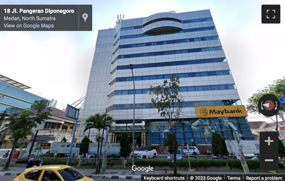 Street View image of Sinar Mas Land Plaza, 10th Floor, Jl. Pangeran Diponegoro No. 18, Medan