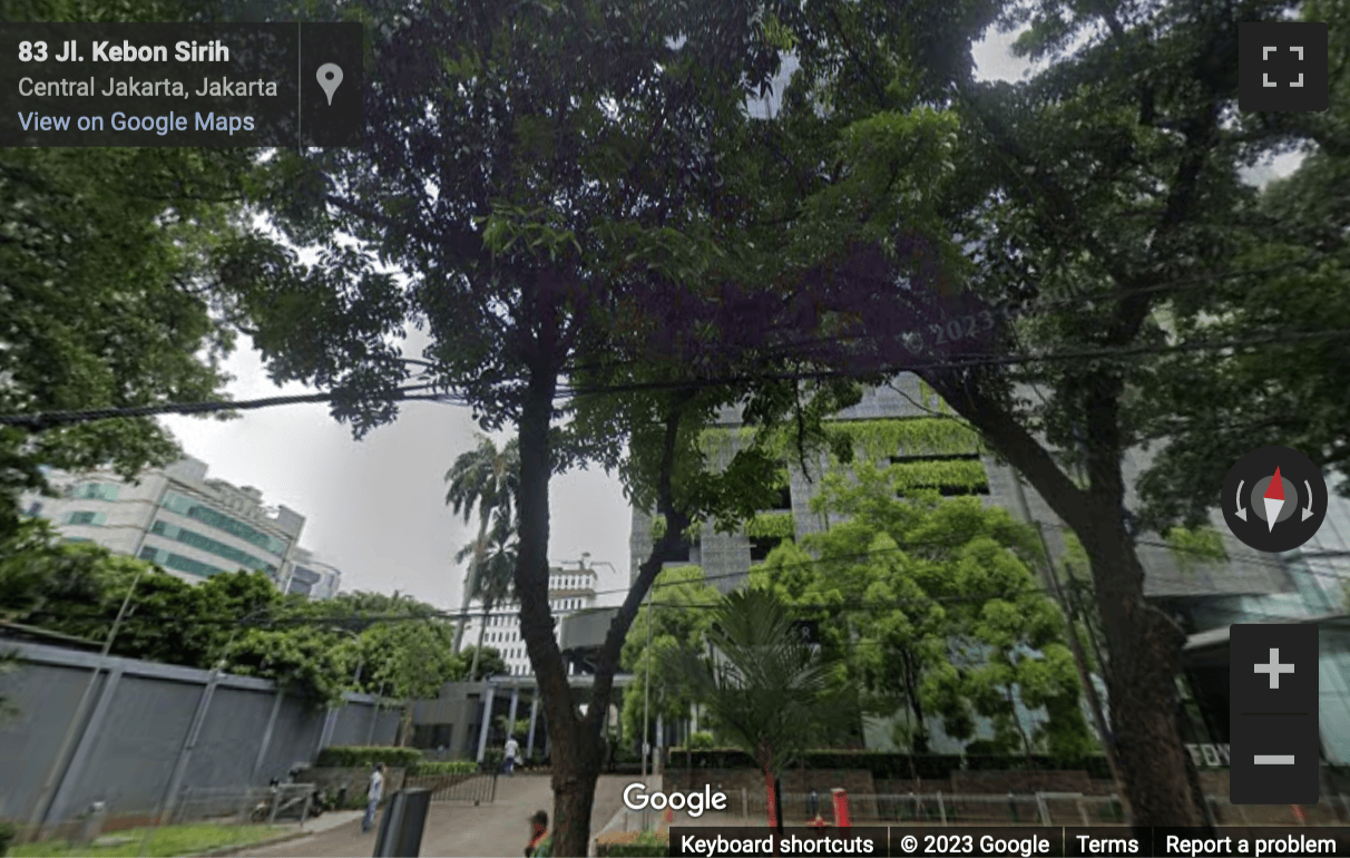Street View image of Jl. Kebon Sirih No. 48-50, RT. 11/RW. 2, Gambir, Kecamatan Gambir, Kota Jakarta Pusat, Daerah Khusus I