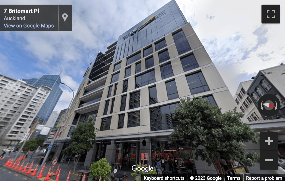 Street View image of Level 10, 11 Britomart Place, Auckland, Auckland Region