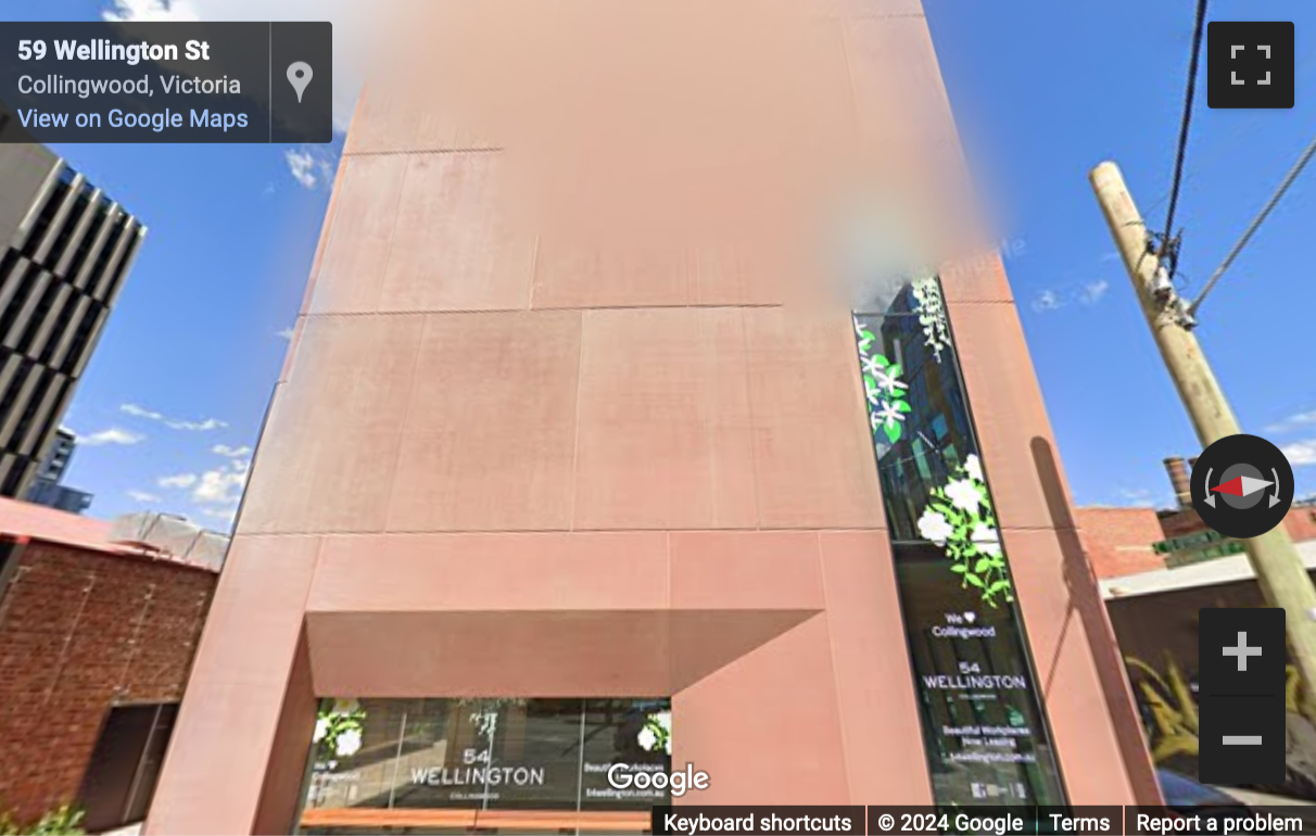 Street View image of 54 Wellington Street, Collingwood, Melbourne, Victoria