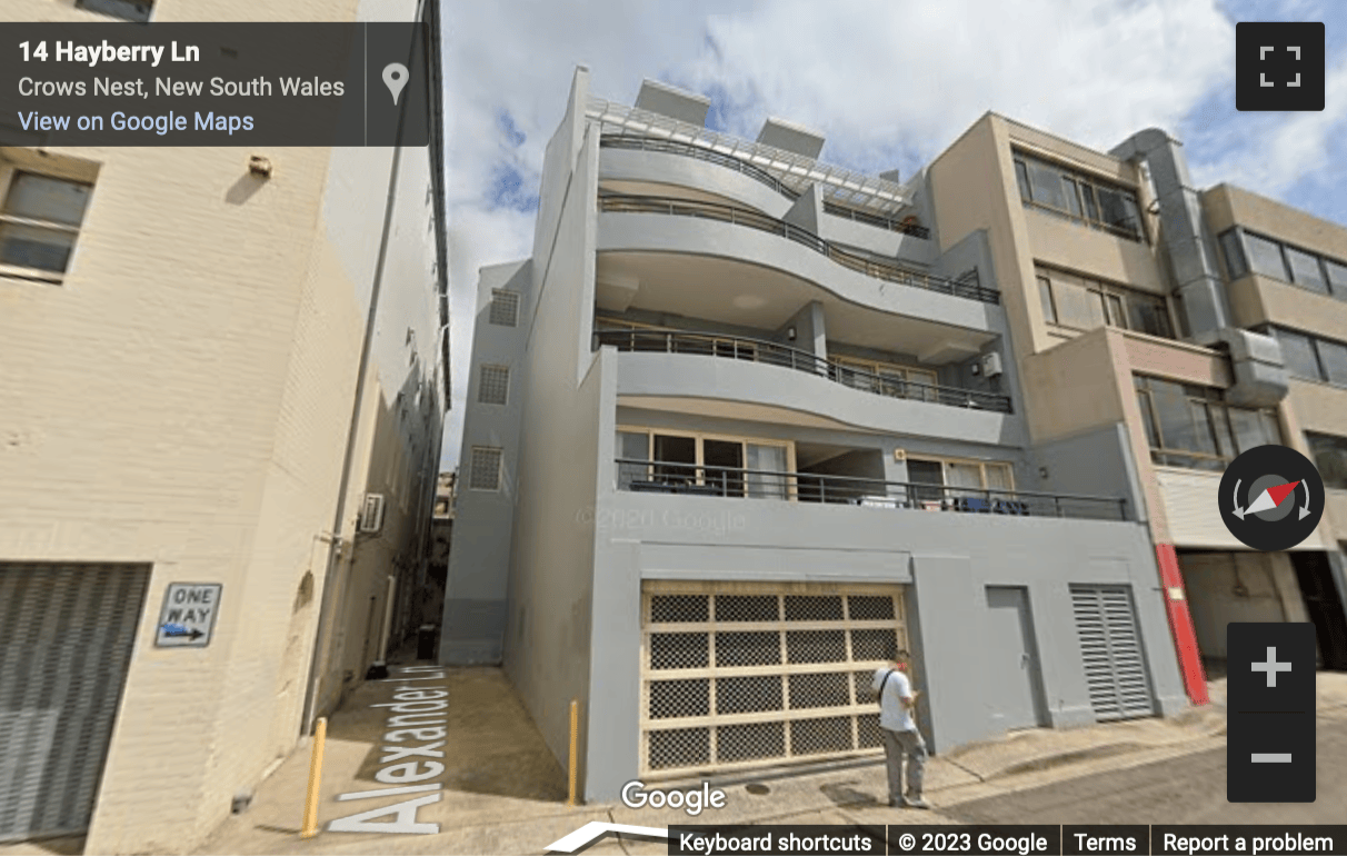 Street View image of 5 Alexander Street, Crows Nest, Sydney, New South Wales
