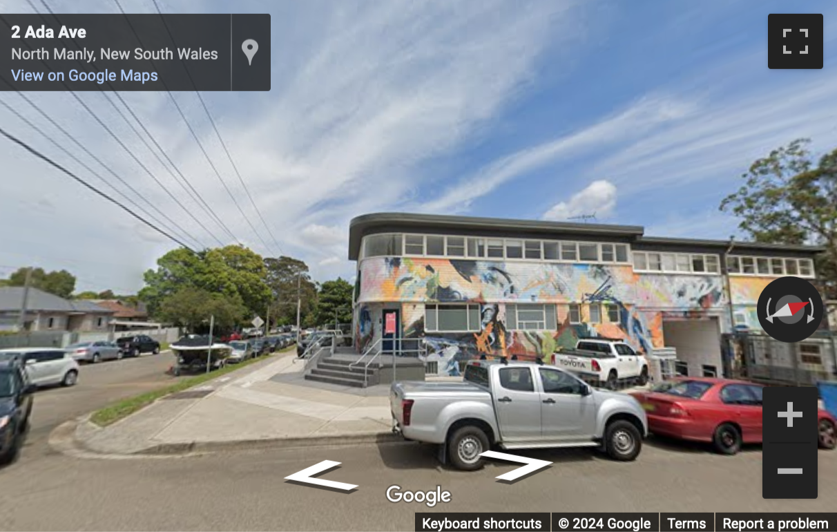 Street View image of 2 Ada Avenue, Brookvale, Sydney, New South Wales