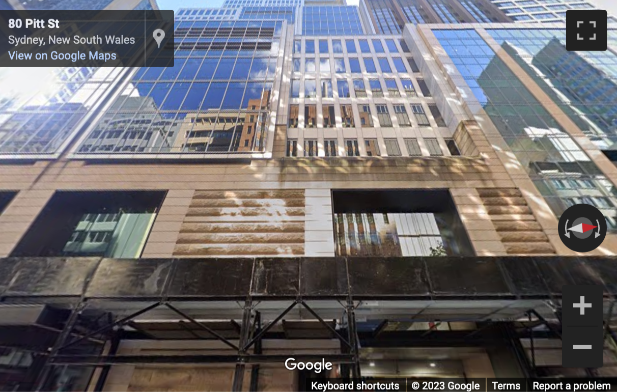 Street View image of 123 Pitt Street, Angel Place, Level 17, Sydney, New South Wales