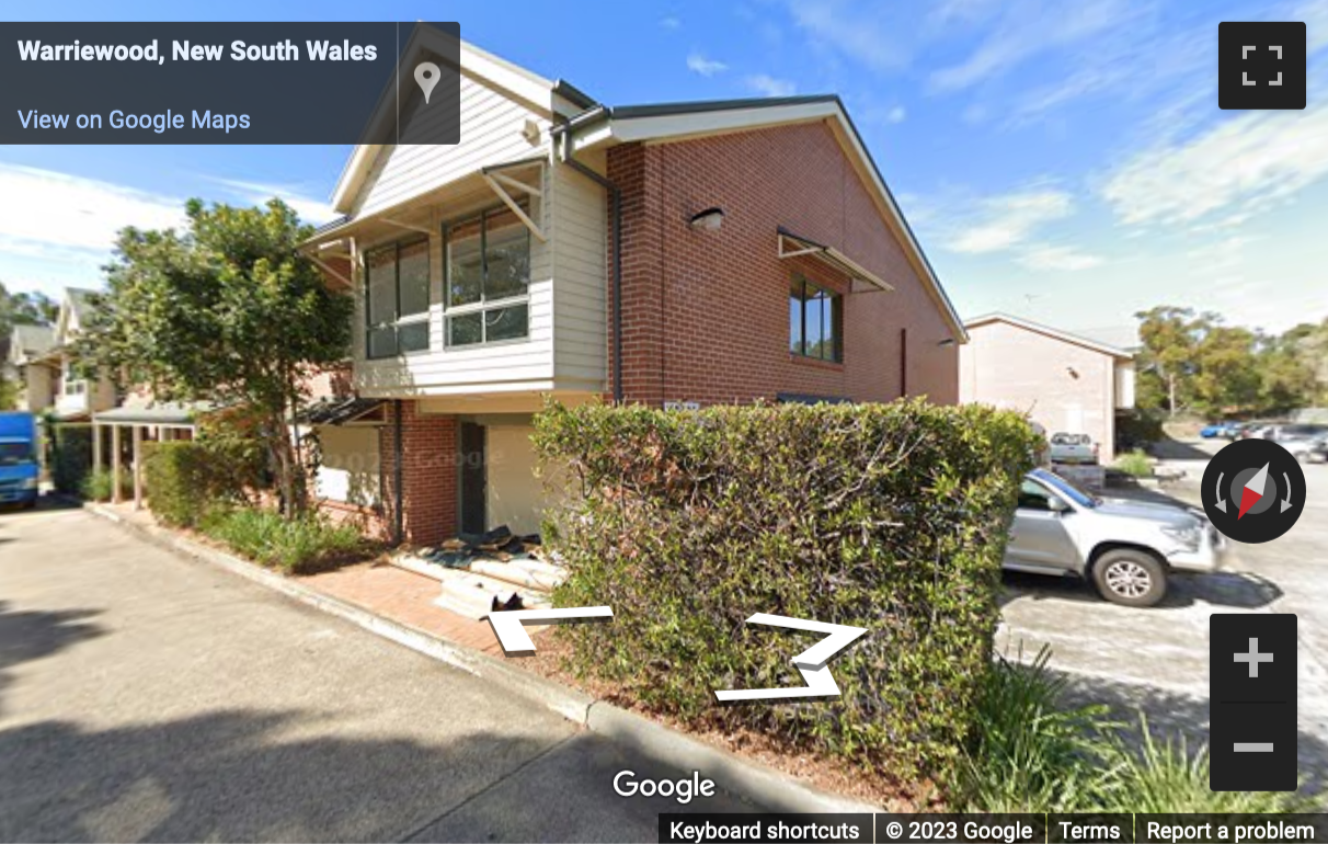 Street View image of Unit 8/92A, Mona Vale Road, Warriewood, Sydney, New South Wales