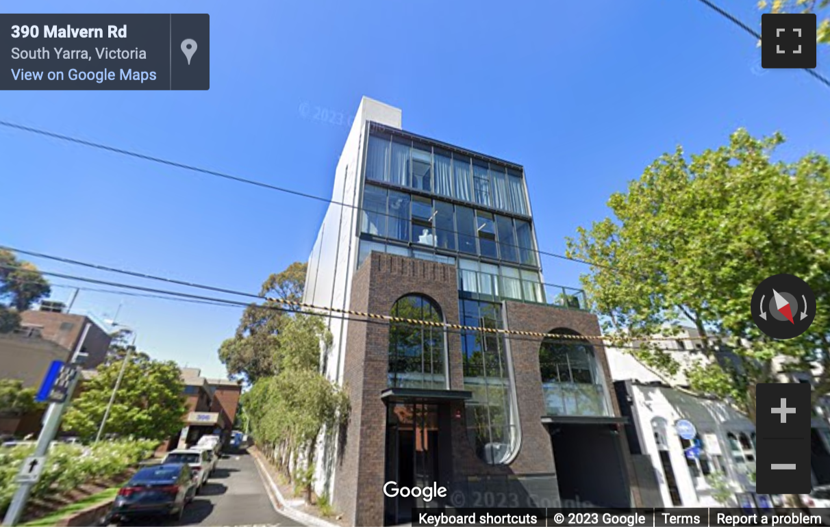 Street View image of Level 4, 390 Malvern Road, Prahran, Melbourne, Victoria