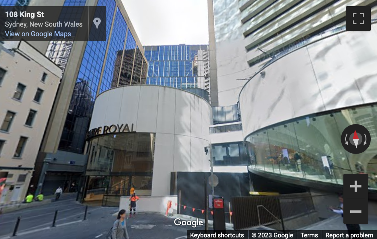 Street View image of 135 King Street, Level 19, Sydney, New South Wales