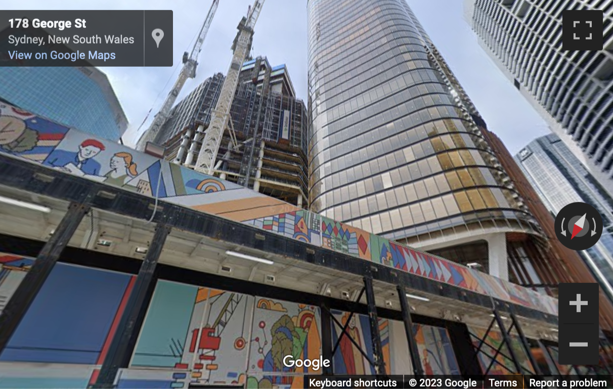 Street View image of Salesforce Tower, Sydney Place, 180 George Street, Level 22 & 23