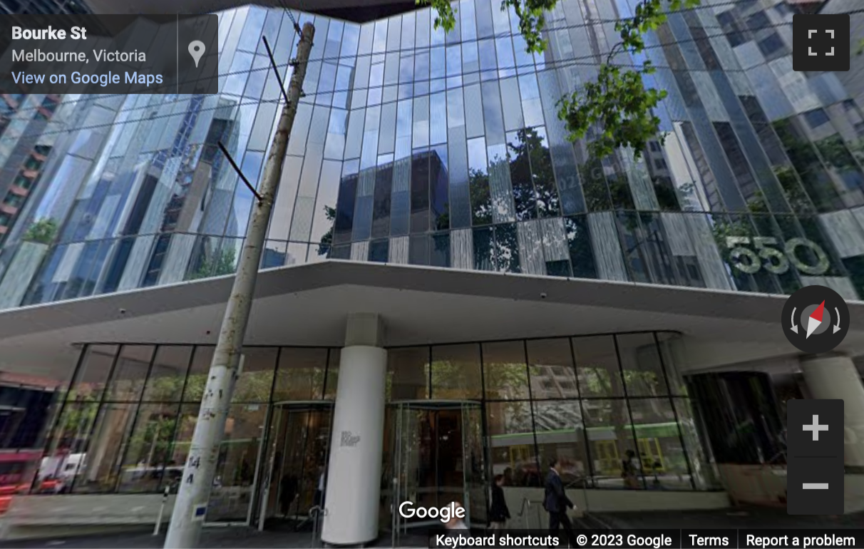 Street View image of 550 Bourke Street, Level 10 & 11, Melbourne, Victoria