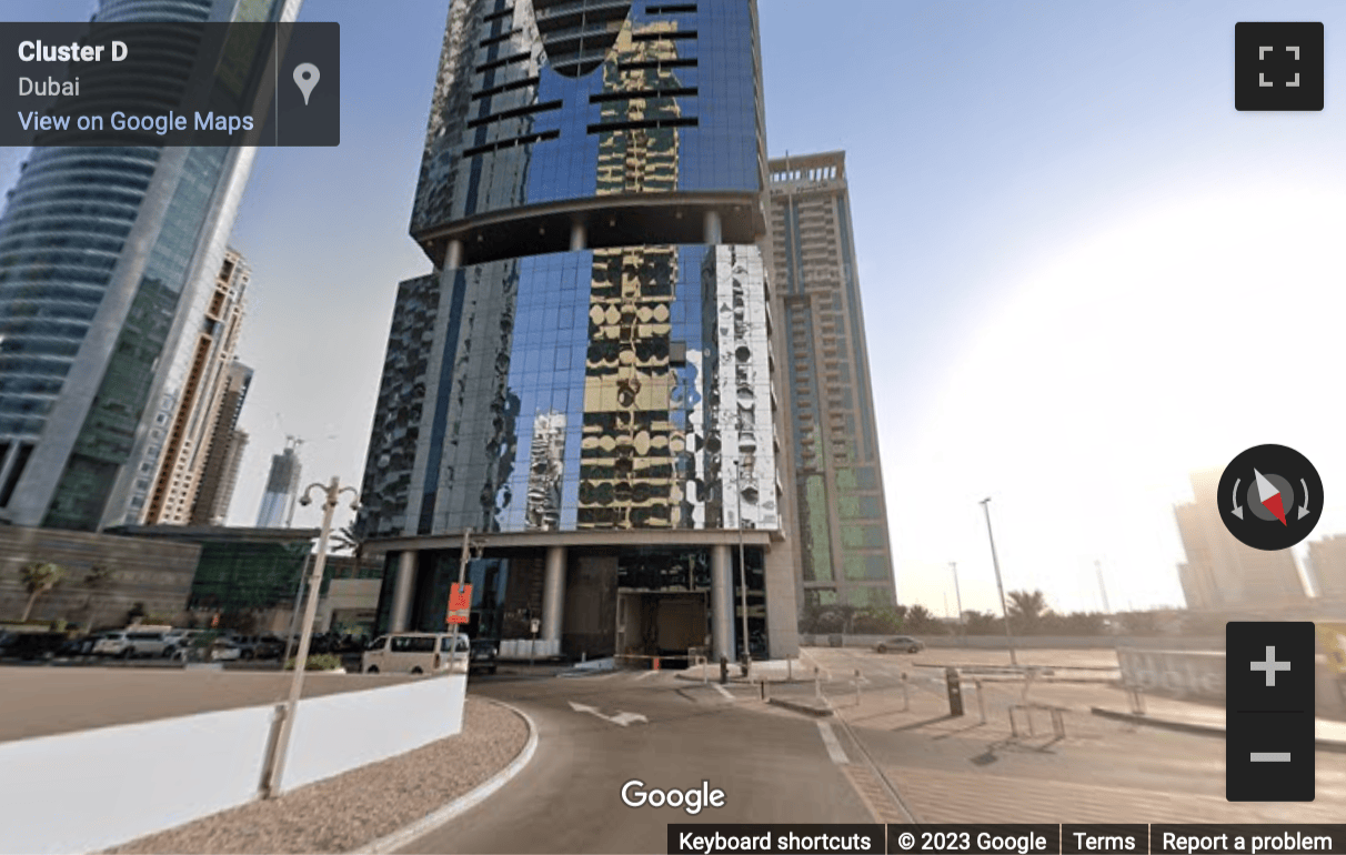 Street View image of Jumeirah Lake Towers, Reef Tower, Cluster O, 28th Floor, Dubai