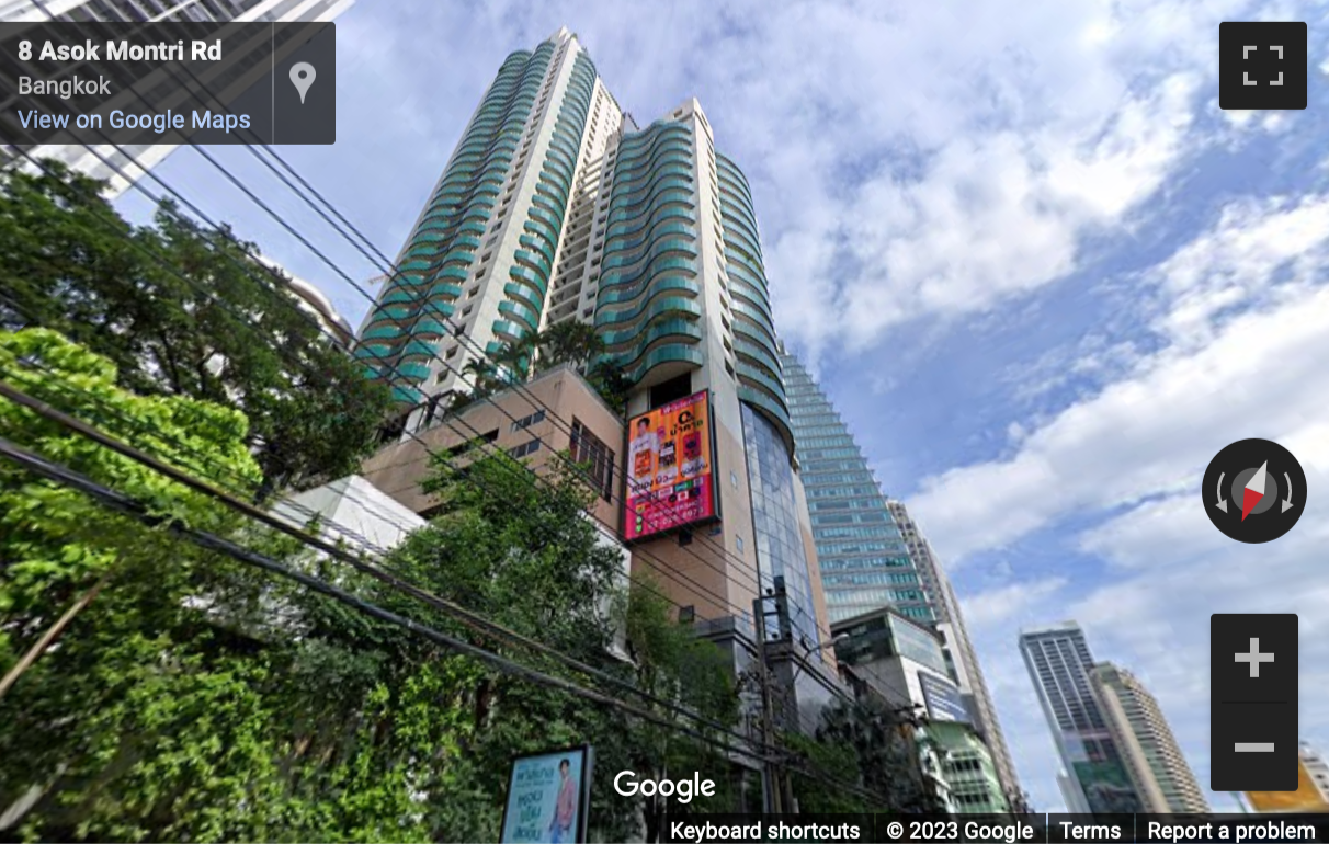 Street View image of PS Tower, 36/105 33 Floor, Sukhumvit 21 (Asoke) Sukhumvit road, North Klongtoey, Bangkok