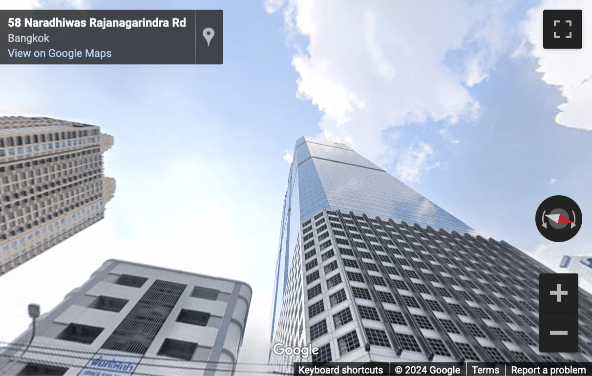 Street View image of 1 South Sathorn Road, Yannawa, Empire Tower, 54th Floor, Bangkok