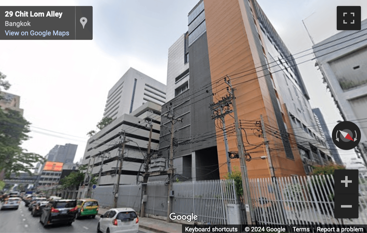 Street View image of 29 Vanissa Building, 25th Floor, Chit Lom Alley, Ploenchit Road, Pathum Wan, Bangkok
