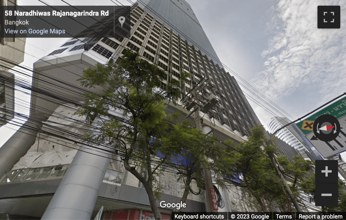 Street View image of 195 South Sathorn Rd, Yannawa, Sathorn, River Wing East, Empire Tower, Bangkok, Thailand