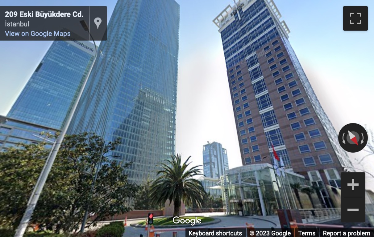 Street View image of Esentepe, 4. Levent Kavşağı Number 209, Tekfen Tower, Istanbul