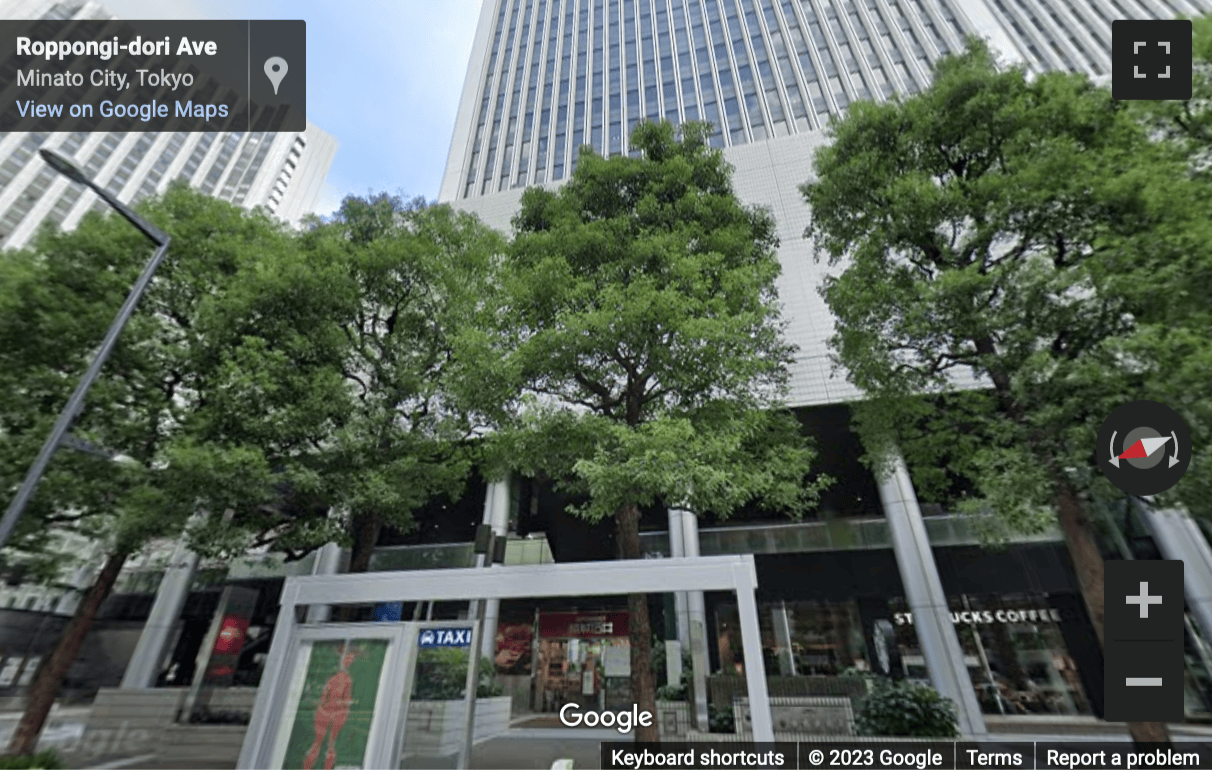 Street View image of ARK Mori Building, 1-12-32 Akasaka, Tokyo