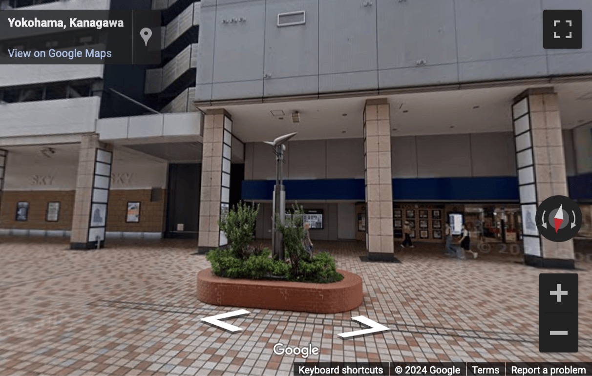 Street View image of 2-19-12 Takashima, 20F Yokohama Sky Building, Nishi-ku