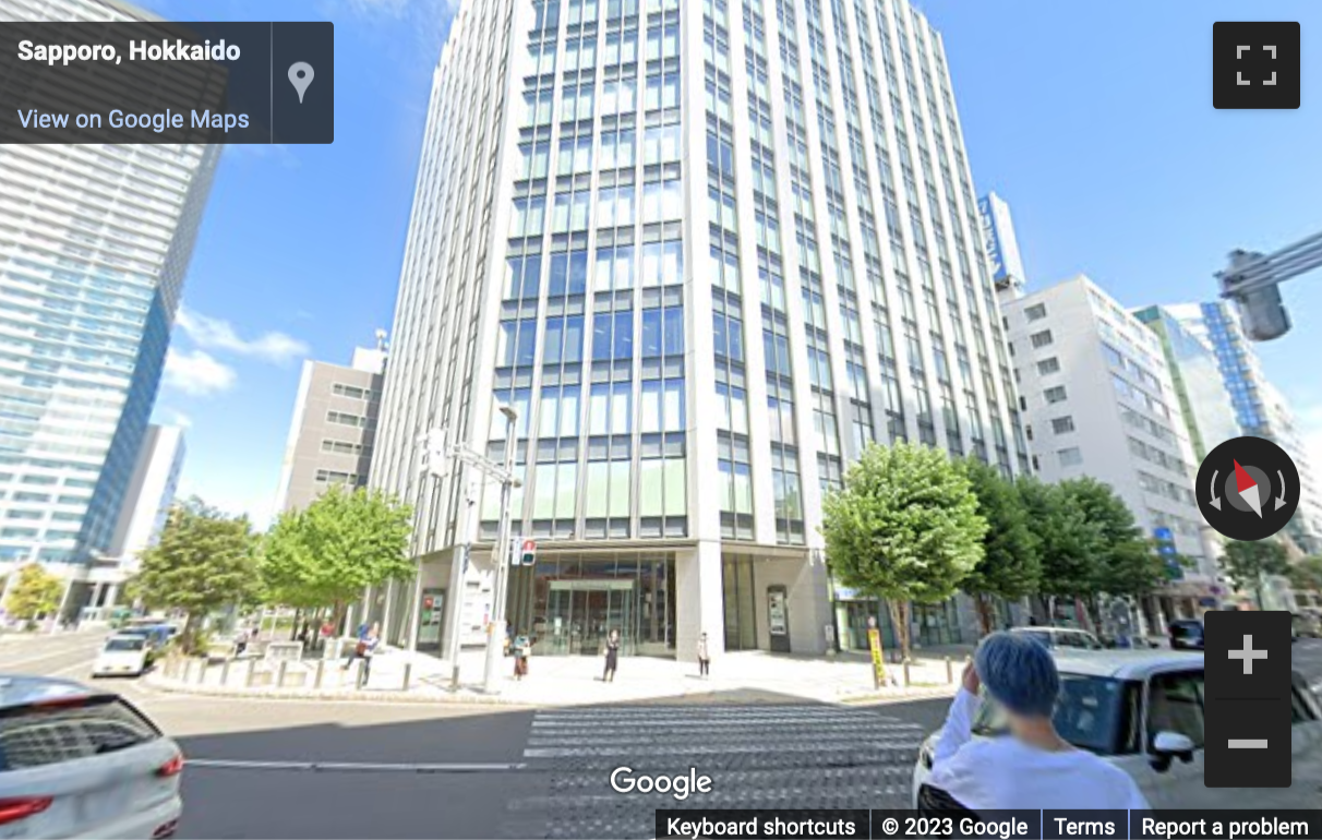 Street View image of 2-8-1 Kita-Nanajyo Nishi, Kita Building, Sapporo