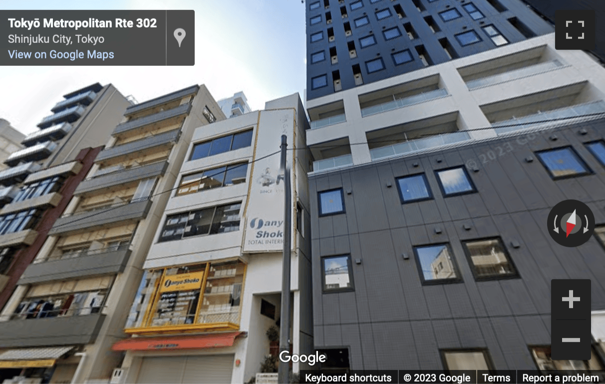 Street View image of 6-27-30 Shinjuku, Shinjuku Eastside Square, B1 Floor, Tokyo