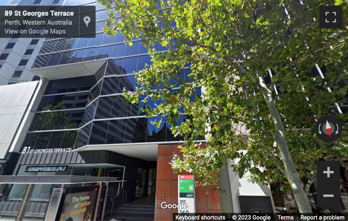 Street View image of 79 St Georges Terrace, Perth, Western Australia