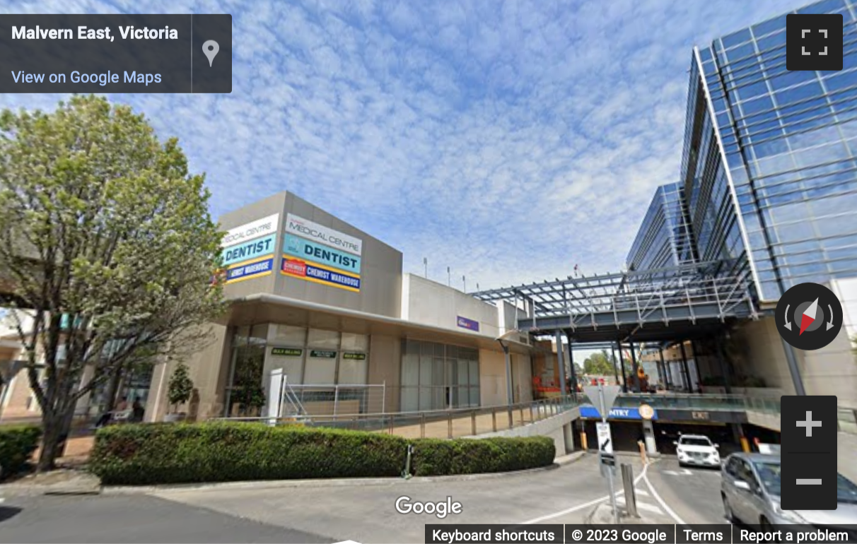 Street View image of 1341 Dandenong Road, Chadstone Tower 1, Level 8, Chadstone, Melbourne, Victoria