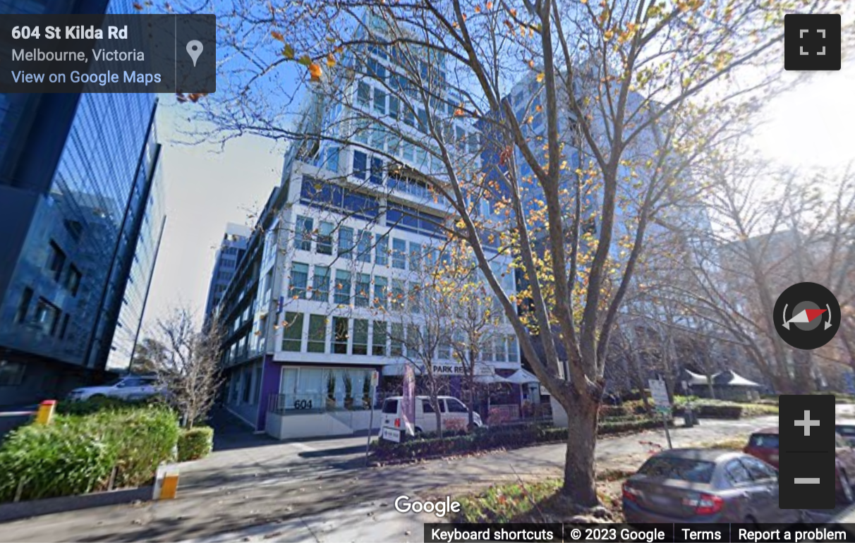 Street View image of 604 St. Kilda Road, Melbourne, Victoria