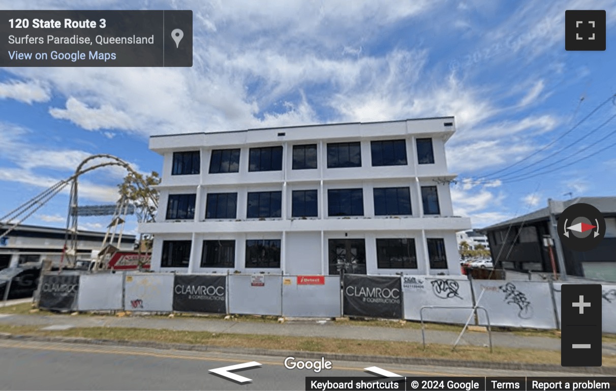 Street View image of 21 Crombie Avenue, Gold Coast, Queensland