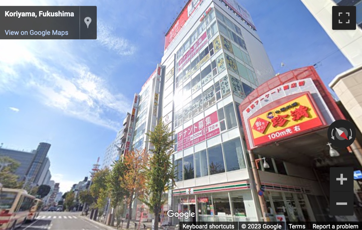 Street View image of Elite 30 Building 2nd floor and 3rd floor, 2-3-7, Ekimae, Kōriyama