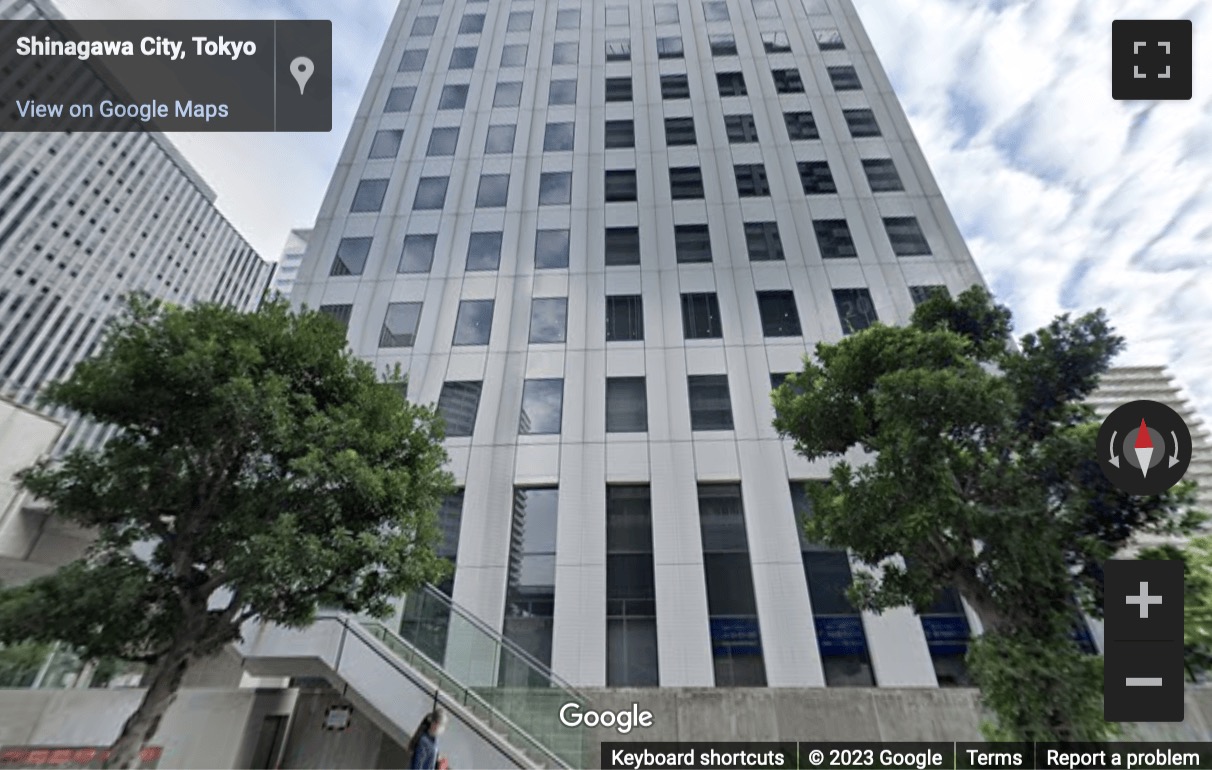 Street View image of 4-12-8 Higashi-Shinagawa, Seaside East Tower, Tokyo