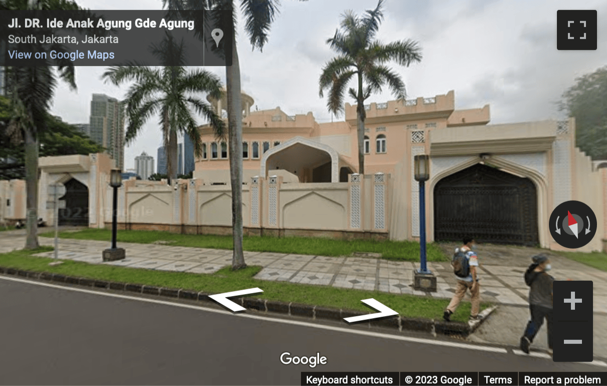 Street View image of Jalan Doktor Ide Anak Agung Gde Agung, Blok E-4. 7, Setia Budi, Menara Caraka, Jakarta