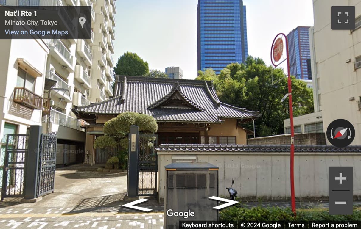 Street View image of 1-4-28 Mita, Minato-ku, Tokyo