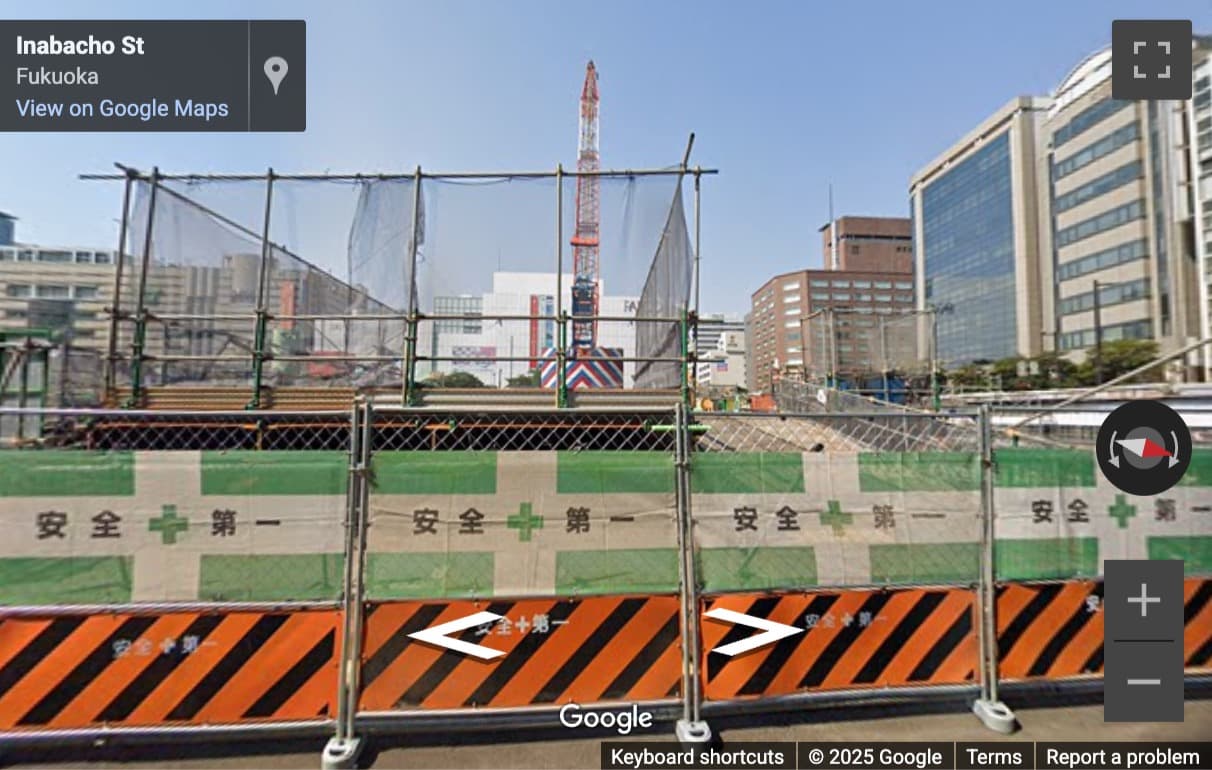 Street View image of One Fukuoka Bldg. , 7F, 1-11-1 Tenjin, Chuo-ku